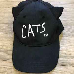 CATS Andrew Lloyd Weber Adjustable Black Cap with Ears RUGS Creative Goods